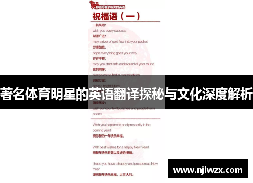 著名体育明星的英语翻译探秘与文化深度解析